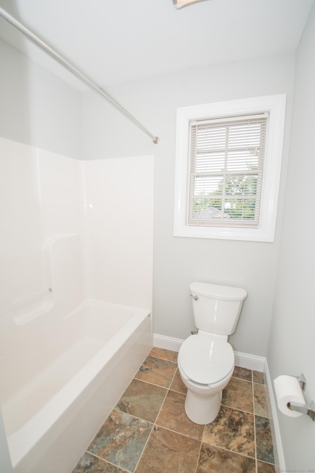 783 Naugatuck Ave, Milford, CT 06461 - bathroom with stone tile flooring and shower / bathtub combination