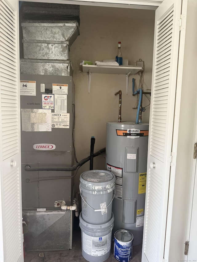 449 Judd Sq Unit 449, Wallingford, CT 06492 - utilities featuring water heater and heating unit
