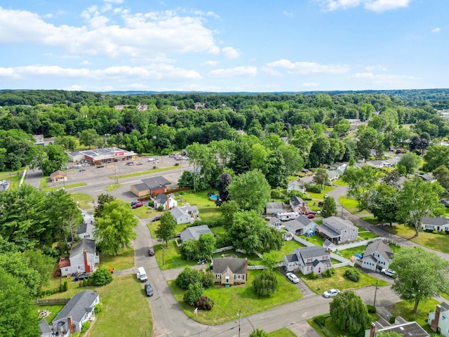 17 Burke Rd, Vernon, CT 06066 - aerial view of residential area featuring a heavily wooded area