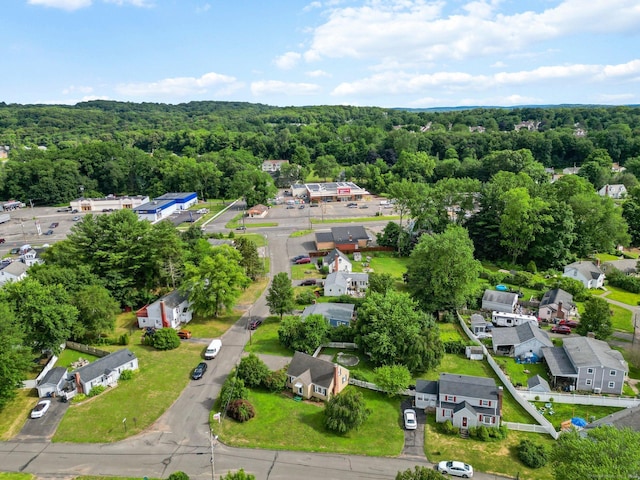 17 Burke Rd, Vernon, CT 06066 - aerial overview of property's location featuring a forest and nearby suburban area