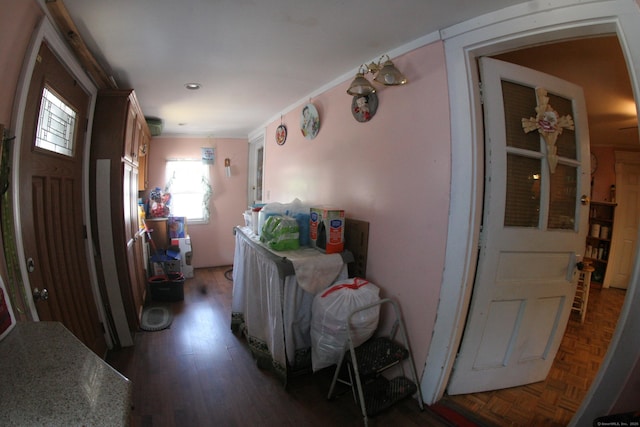 375 Baldwin St, Waterbury, CT 06706 - entryway with light wood finished floors and recessed lighting