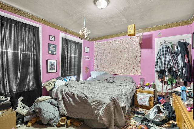 78 Church St, Hamden, CT 06514 - bedroom with a chandelier