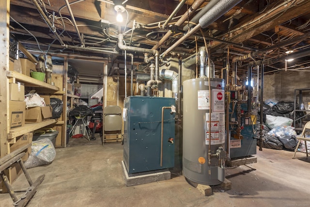 78 Church St, Hamden, CT 06514 - utilities with water heater and a heating unit