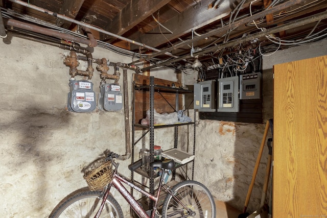 78 Church St, Hamden, CT 06514 - unfinished basement featuring electric panel