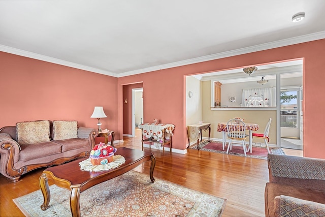 90 Strawberry Hill Ave Unit 3, Stamford, CT 06902 - living room featuring wood finished floors and crown molding