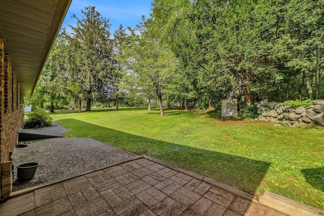 449 Mohegan Avenue Parkway, Waterford, CT 06375 - view of green lawn featuring a patio area and view of scattered trees