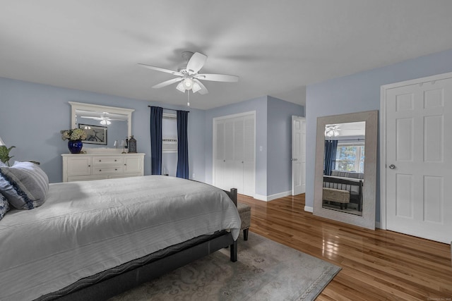 449 Mohegan Avenue Parkway, Waterford, CT 06375 - bedroom featuring wood finished floors and a ceiling fan