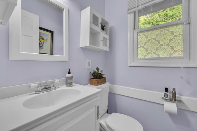 449 Mohegan Avenue Parkway, Waterford, CT 06375 - half bathroom with toilet and vanity