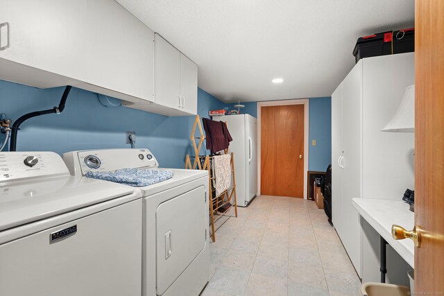 17 Valley Stream Dr, Danbury, CT 06811 - washroom featuring cabinet space, washing machine and dryer, and recessed lighting