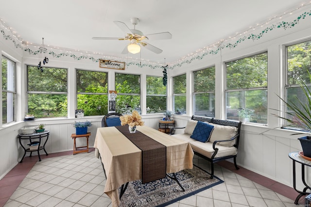 17 Valley Stream Dr, Danbury, CT 06811 - sunroom / solarium featuring ceiling fan