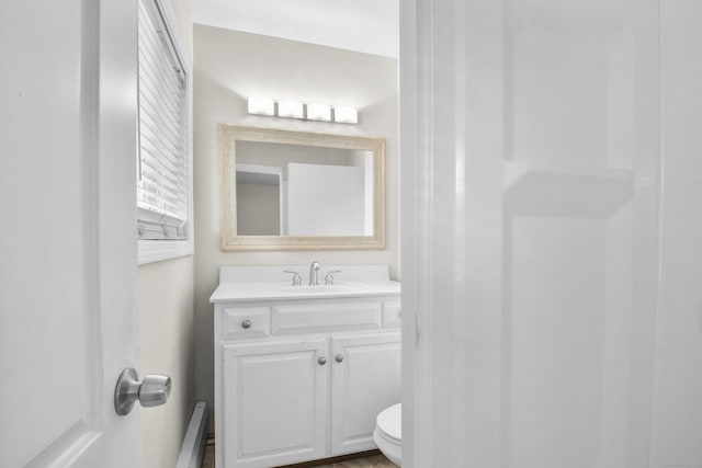 198 Macon Dr, Bridgeport, CT 06606 - bathroom with vanity and baseboards