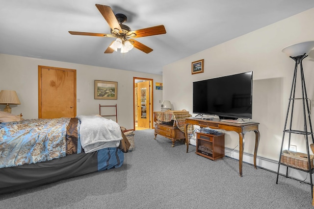 41 Fog Plain Rd, Waterford, CT 06385 - carpeted bedroom with ceiling fan