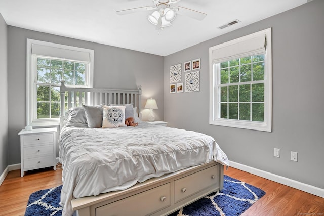 76 Valley View Rd, Norwalk, CT 06851 - bedroom with light wood-style flooring and ceiling fan
