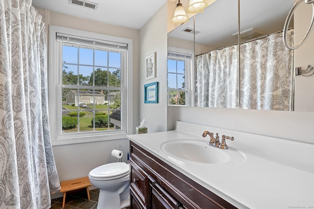 76 Valley View Rd, Norwalk, CT 06851 - full bathroom with vanity, healthy amount of natural light, and tile patterned floors