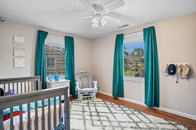 76 Valley View Rd, Norwalk, CT 06851 - bedroom with wood finished floors and ceiling fan