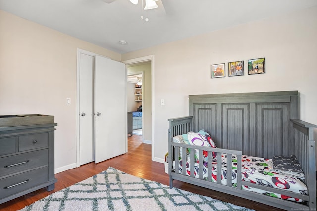 76 Valley View Rd, Norwalk, CT 06851 - bedroom featuring wood finished floors and ceiling fan