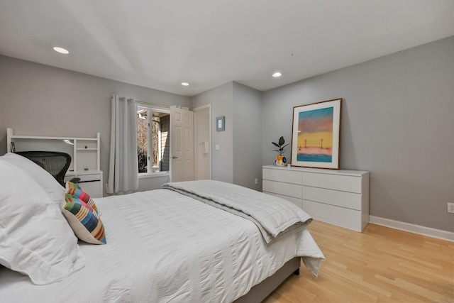 80 Norton Rd, Easton, CT 06612 - bedroom with light wood-type flooring and recessed lighting