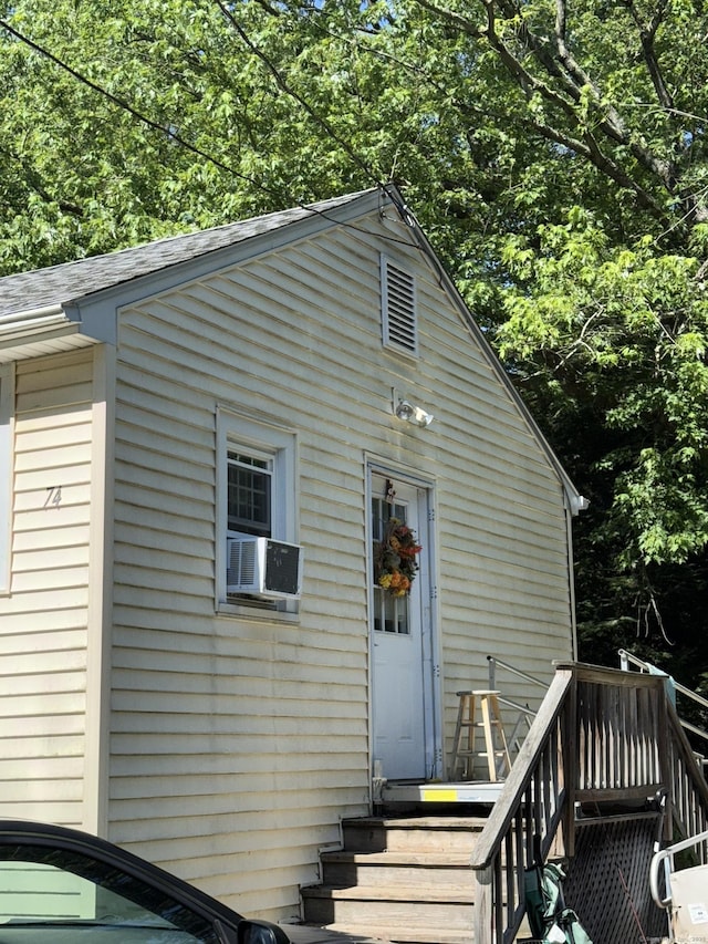 74 Pine Rd, East Haddam, CT 06423 - view of front of house with roof with shingles