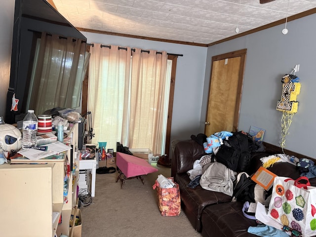 74 Pine Rd, East Haddam, CT 06423 - bedroom with carpet and crown molding