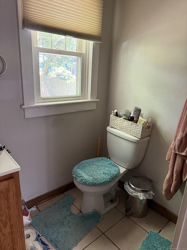 74 Pine Rd, East Haddam, CT 06423 - bathroom with tile patterned flooring and vanity