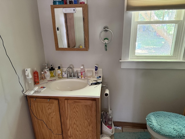 74 Pine Rd, East Haddam, CT 06423 - bathroom with vanity and toilet