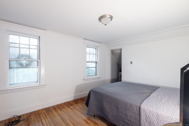 370 Waterville St, Waterbury, CT 06710 - bedroom featuring hardwood / wood-style flooring and multiple windows