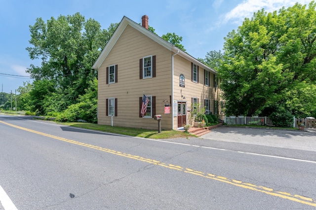 696 Kent Rd, New Milford, CT 06755 - colonial-style house with a chimney