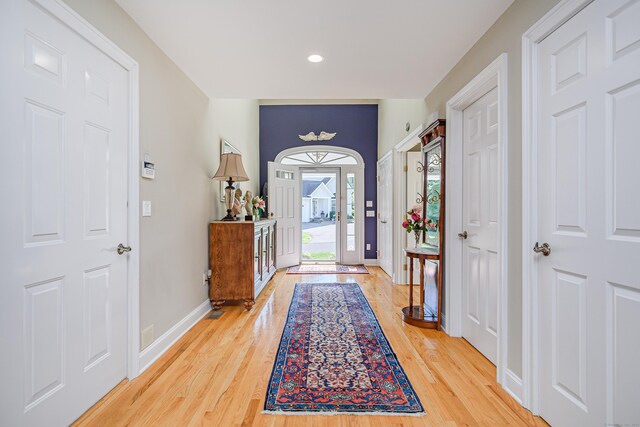 10 Harmony Trl Unit 10, New Milford, CT 06776 - entryway with light wood-type flooring and recessed lighting