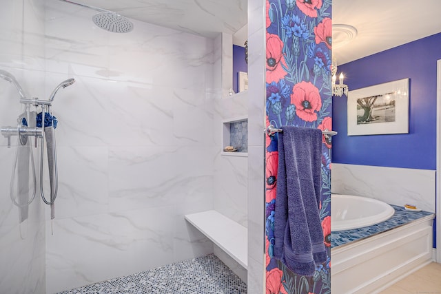 10 Harmony Trl Unit 10, New Milford, CT 06776 - full bathroom with a marble finish shower