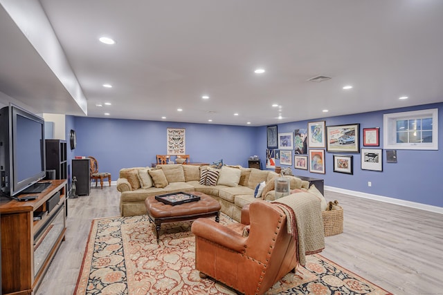 10 Harmony Trl Unit 10, New Milford, CT 06776 - living area with light wood-style flooring and recessed lighting