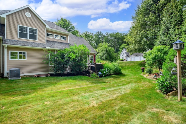 10 Harmony Trl Unit 10, New Milford, CT 06776 - view of grassy yard featuring a wooden deck