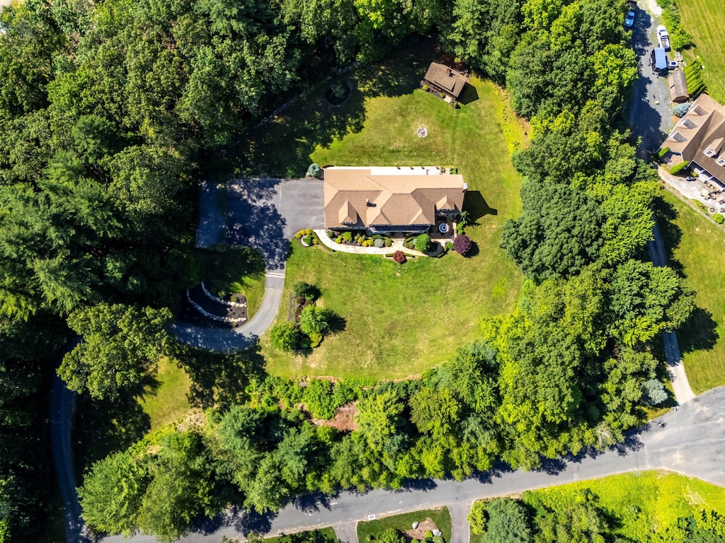 99 Carriage Ln, Roxbury, CT 06783 - bird's eye view