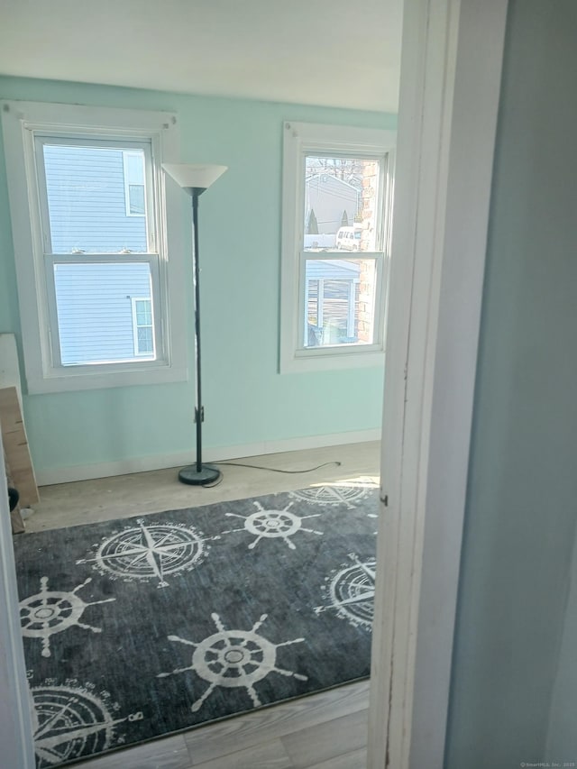 34 Arlington St, West Haven, CT 06516 - spare room featuring plenty of natural light and wood finished floors