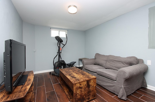 1357 Meriden Ave, Southington, CT 06489 - living area with wood finished floors and baseboards