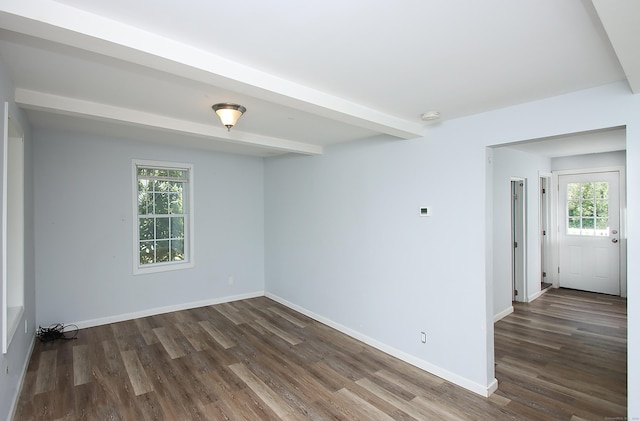 5 Golden Hill Ave, Danbury, CT 06811 - spare room with wood finished floors, healthy amount of natural light, and a smoke detector