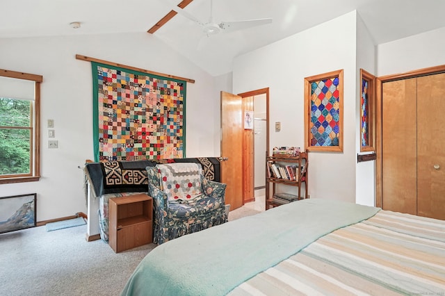 29 Carol St, Danbury, CT 06810 - carpeted bedroom with a closet and ceiling fan