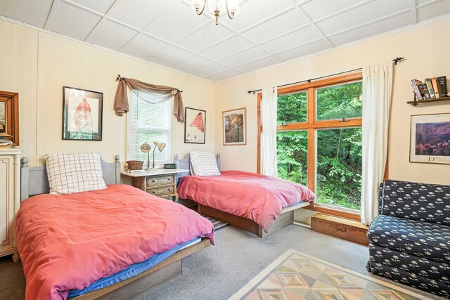 29 Carol St, Danbury, CT 06810 - bedroom featuring carpet floors, multiple windows, and crown molding