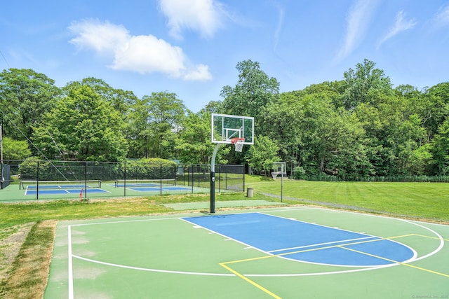 29 Carol St, Danbury, CT 06810 - view of basketball court featuring a tennis court and community basketball court