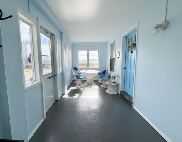 12 Arlington St, West Haven, CT 06516 - sunroom featuring baseboards