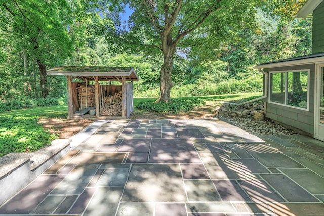 680 Wheelers Farms Rd, Milford, CT 06461 - view of patio featuring a gazebo