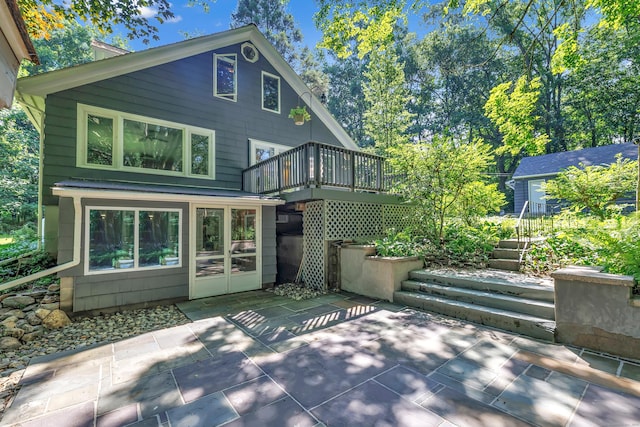 680 Wheelers Farms Rd, Milford, CT 06461 - rear view of property with a deck and a patio area