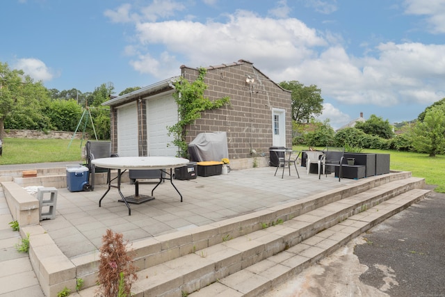 213 Easton Ave, Waterbury, CT 06704 - view of patio / terrace featuring an outdoor living space