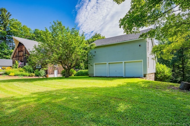 412 Goshen Rd, Litchfield, CT 06759 - view of green lawn featuring a barn