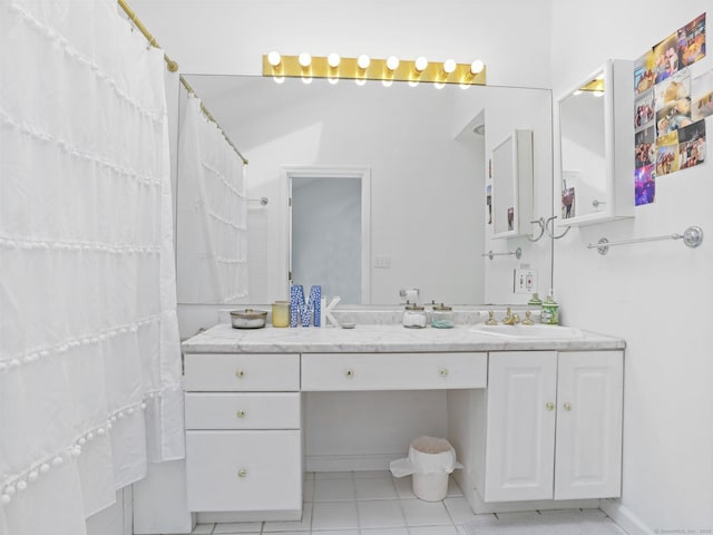 465 Edward St, Fairfield, CT 06824 - bathroom featuring vanity and tile patterned flooring