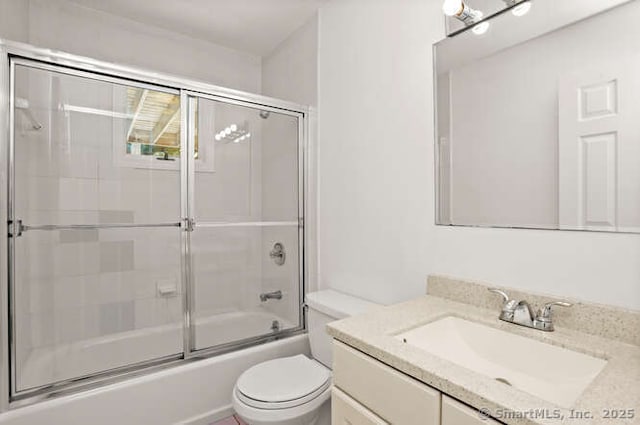465 Edward St, Fairfield, CT 06824 - full bath featuring vanity and enclosed tub / shower combo