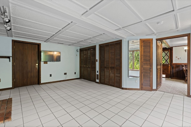 905 Meriden Ave, Southington, CT 06489 - unfurnished room featuring a smoke detector and coffered ceiling