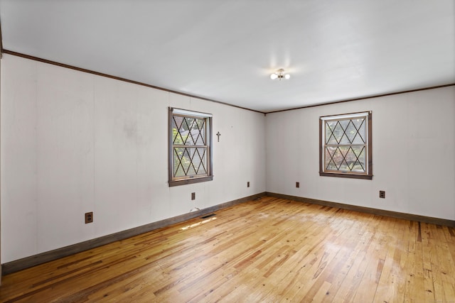905 Meriden Ave, Southington, CT 06489 - spare room with healthy amount of natural light, wood-type flooring, and ornamental molding