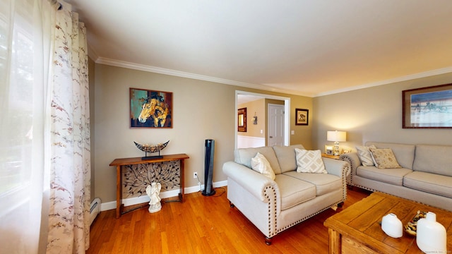 3 Lower Lake Rd, Danbury, CT 06811 - living room with ornamental molding and wood finished floors