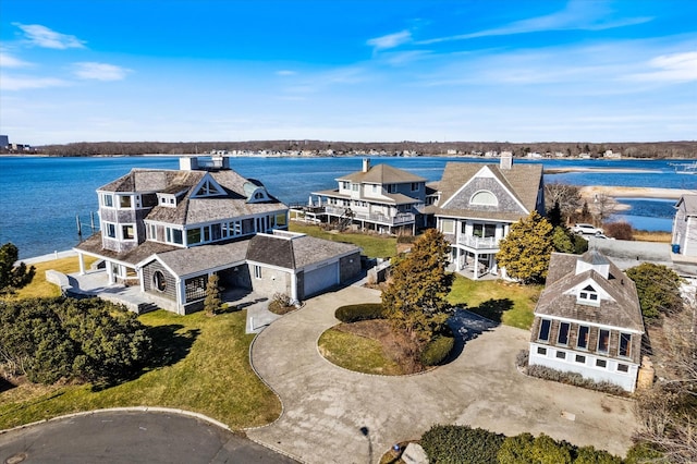 33 Palmer Rd, Waterford, CT 06385 - view from above of property with a large body of water