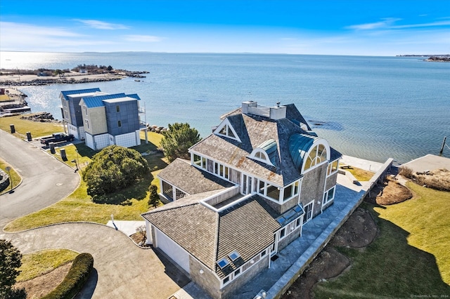 33 Palmer Rd, Waterford, CT 06385 - view from above of property with a large body of water